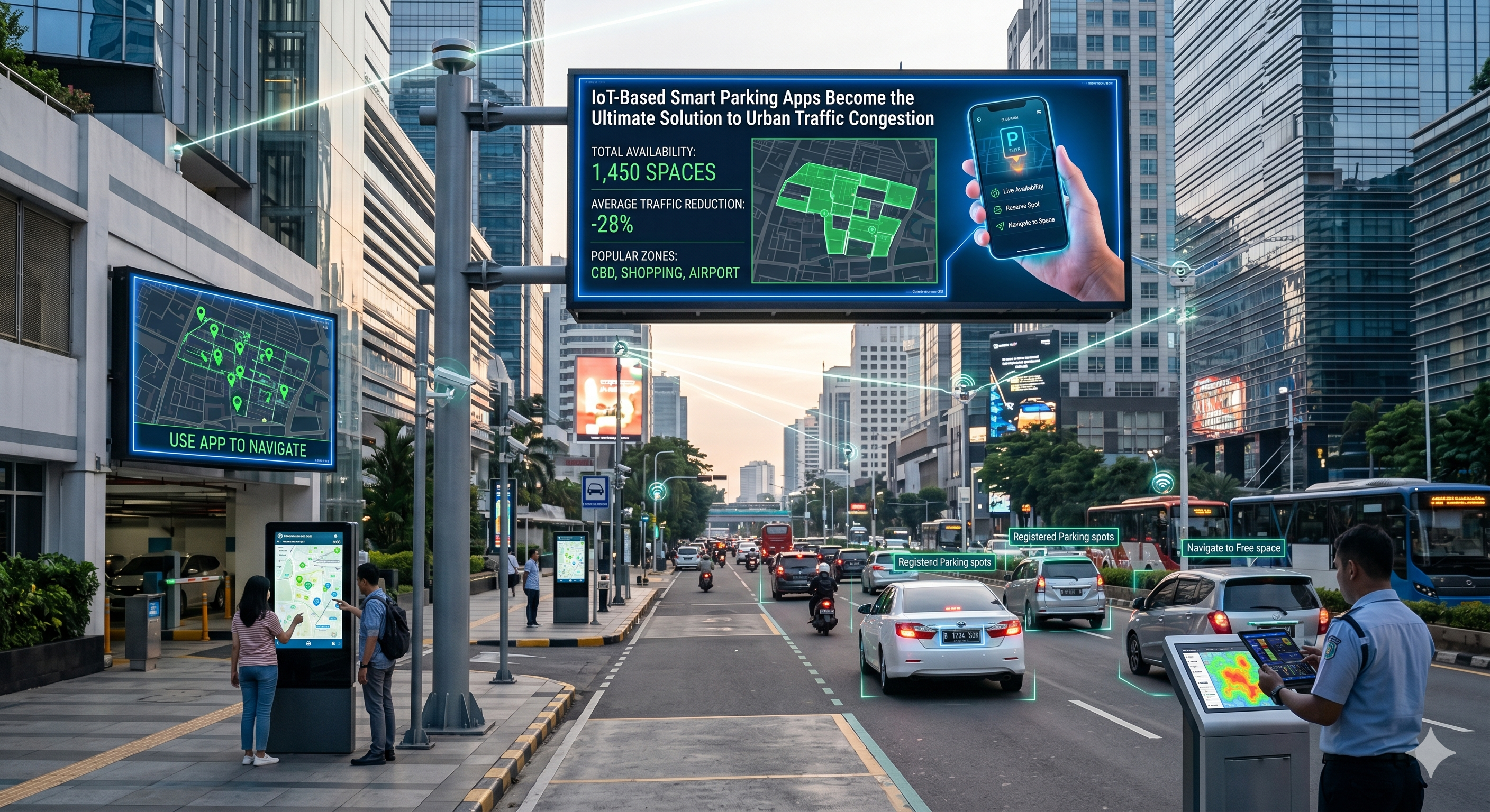 IoT-Based Smart Parking Apps Become the Ultimate Solution to Urban Traffic Congestion
