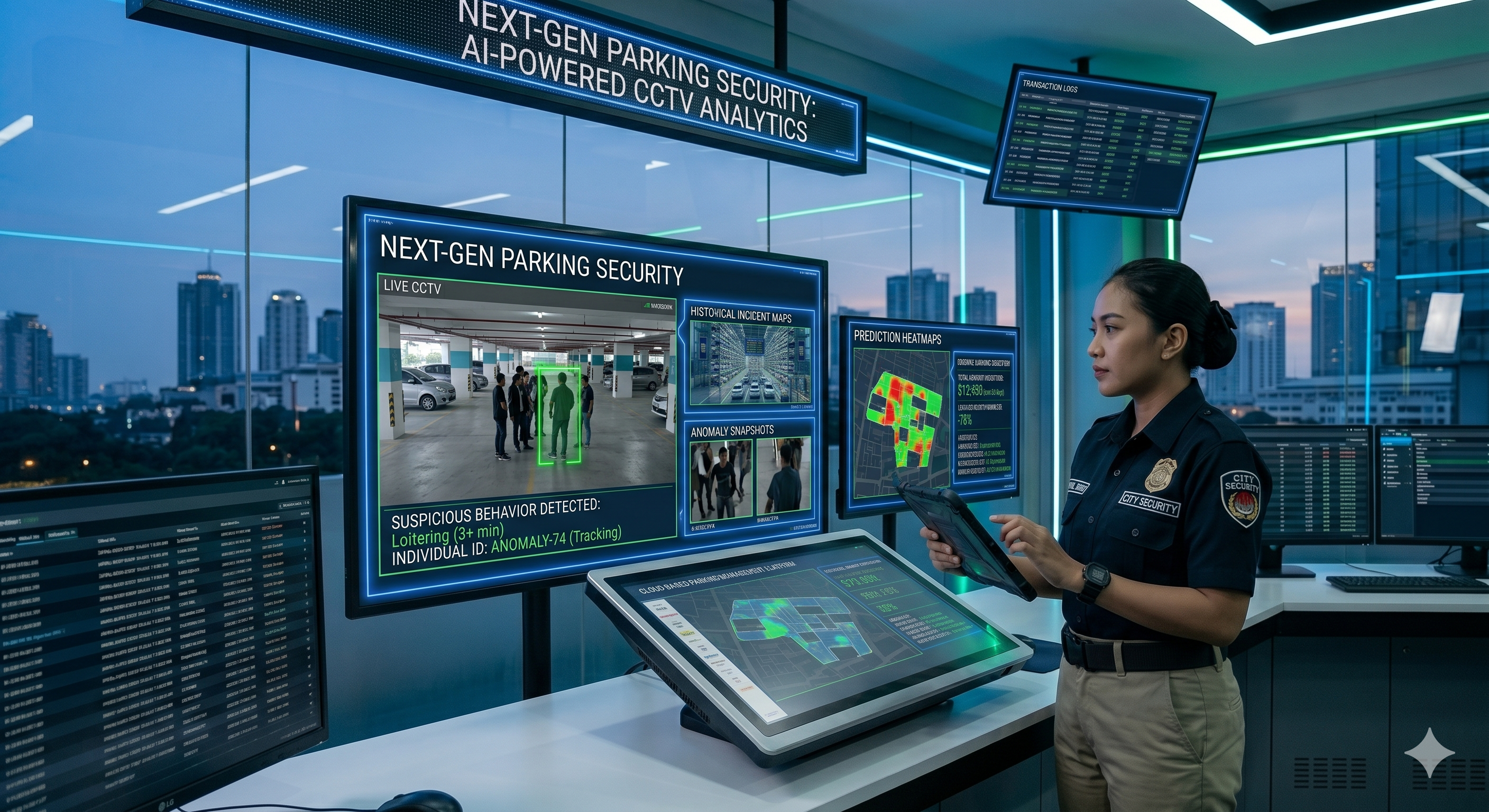 Next-Gen Parking Security: AI-Powered CCTV Analytics Detect Suspicious Behavior Automatically